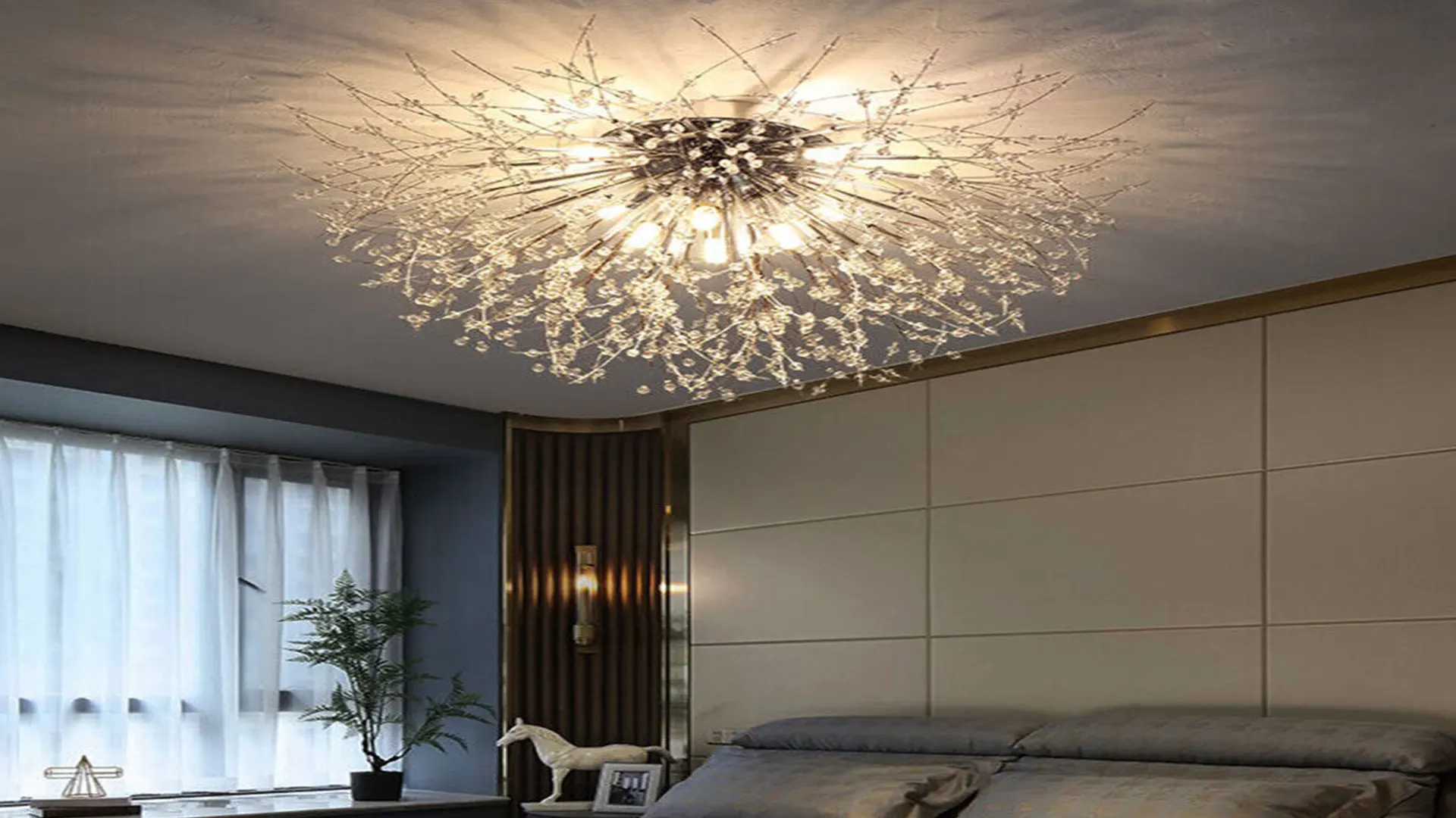 iluminación techo dormitorio